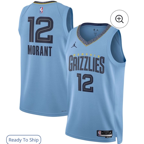 Memphis Grizzlies Ja Morant NBA Jersey - Picture 6 of 6